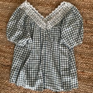 Madewell Embroidered Blouse